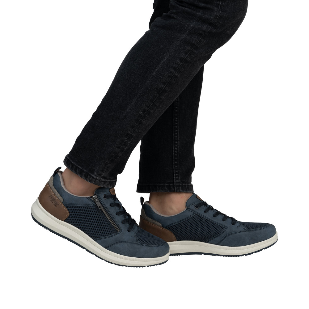 Derby avec fermeture éclair bleu - Photo 9