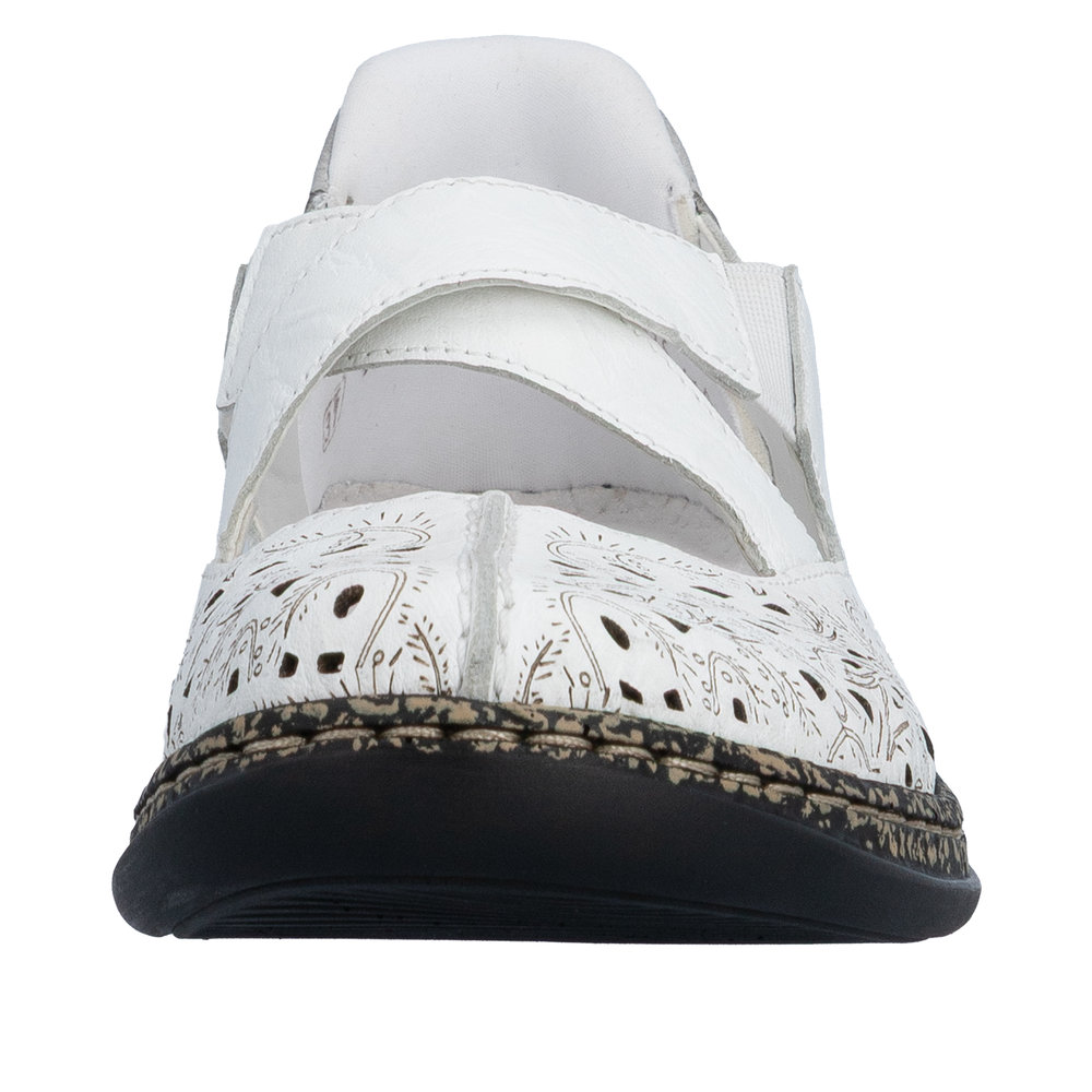 Ballerine avec bride blanc - Photo 6