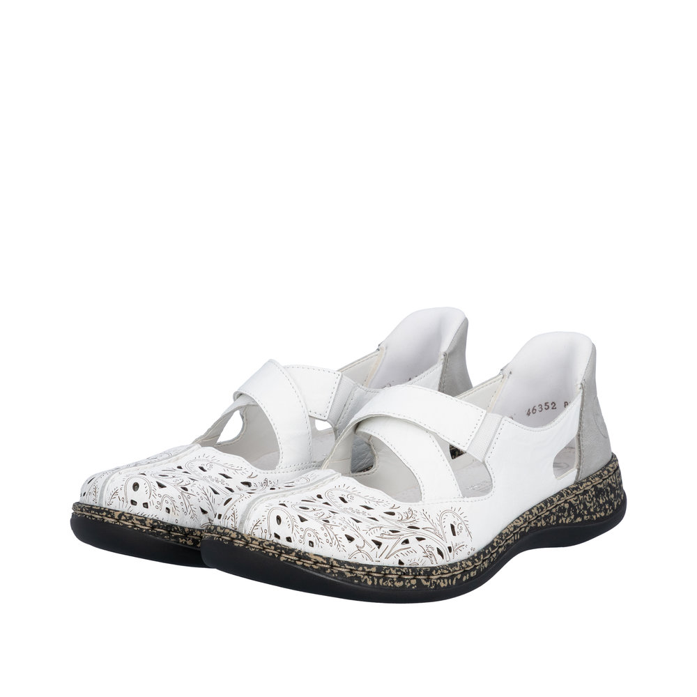 Ballerine avec bride blanc - Photo 8