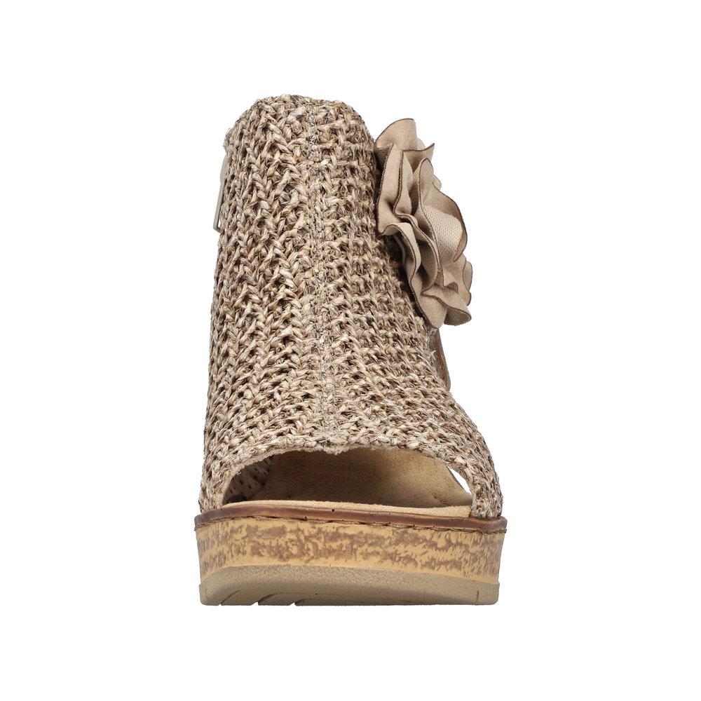 Sandale avec bride cheville beige - Photo 6