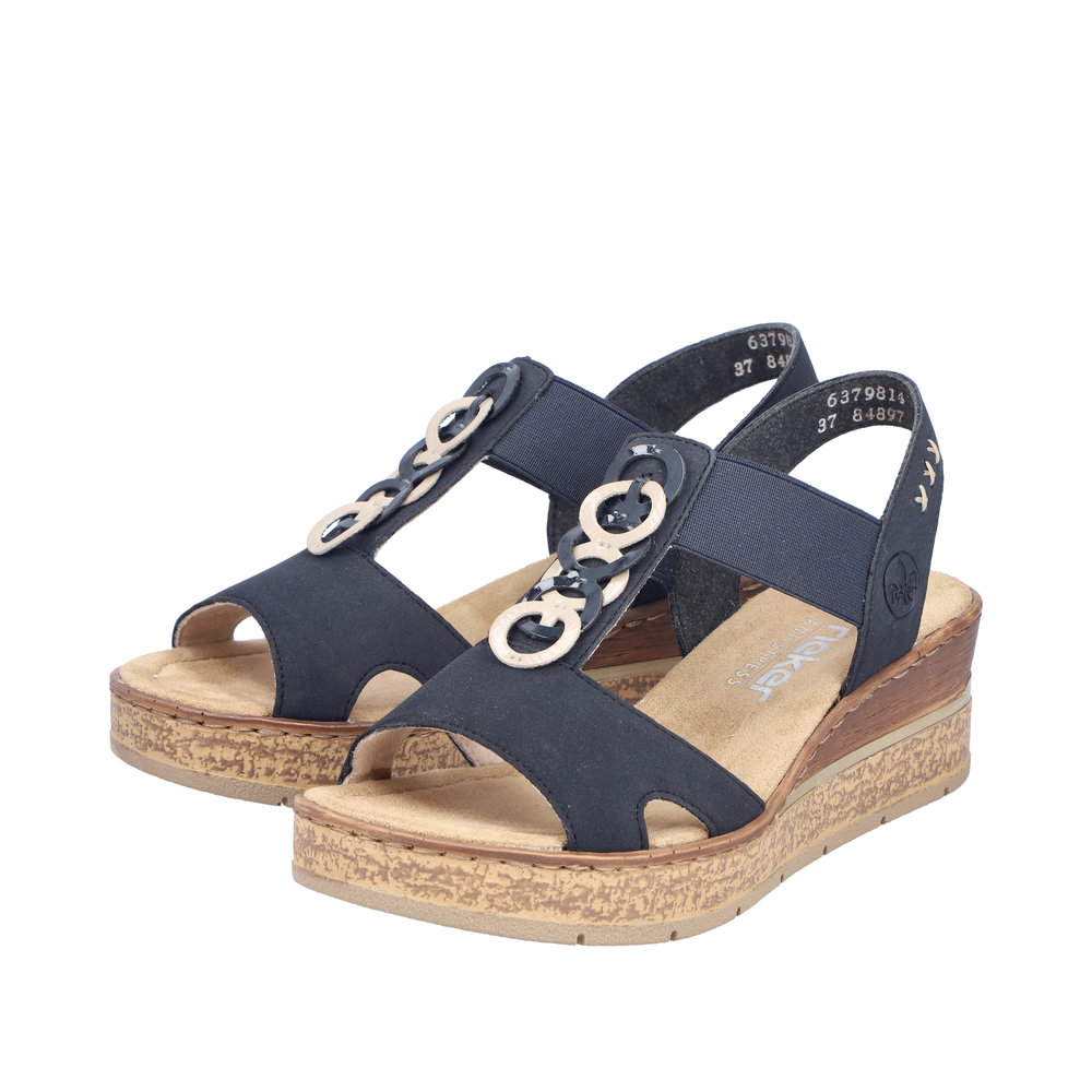 Sandale bleu - Photo 8