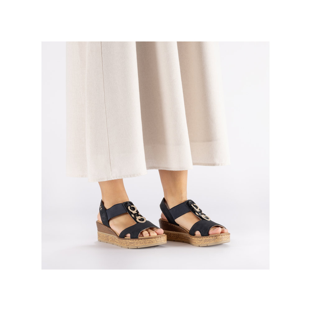 Sandale bleu - Photo 9