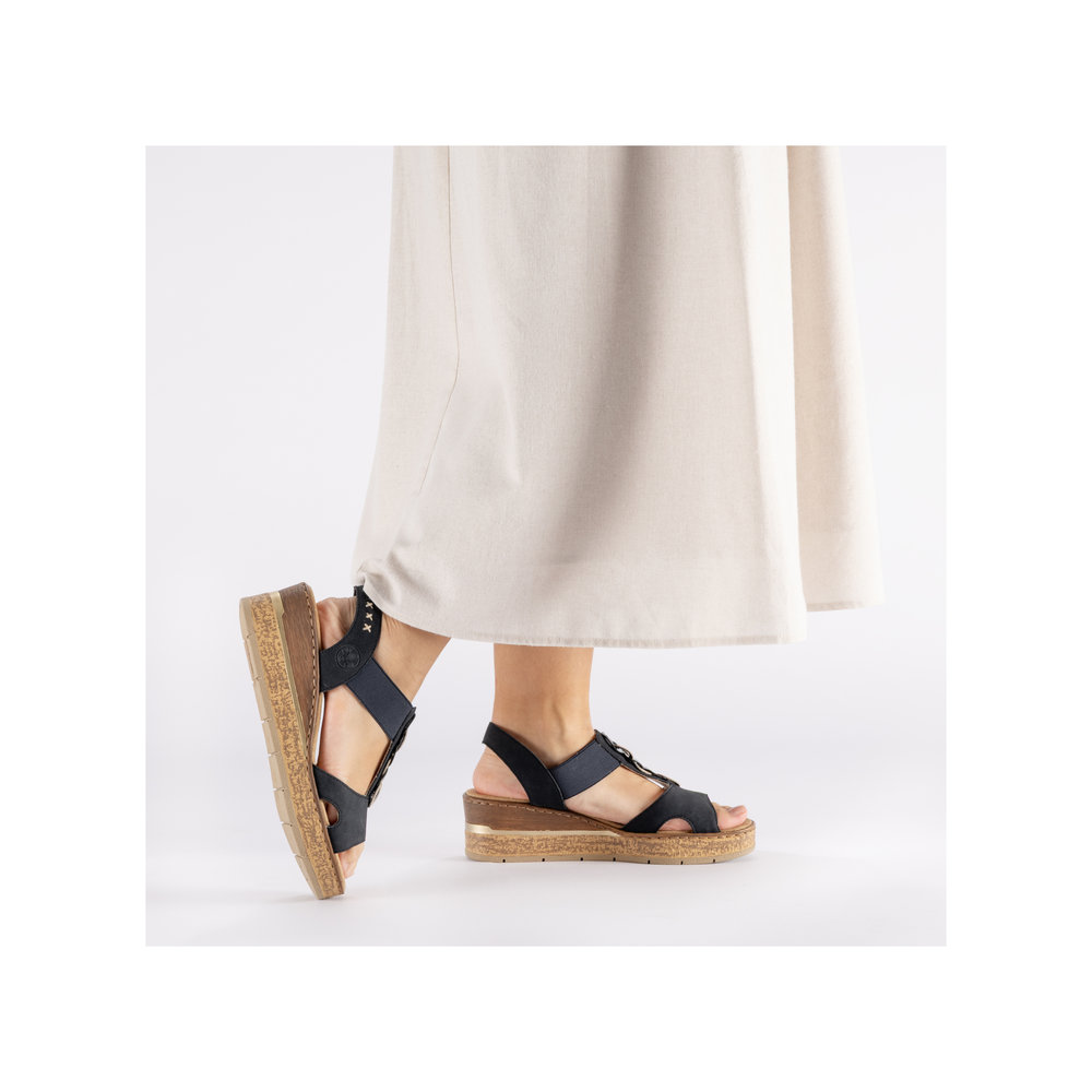 Sandale bleu - Photo 10