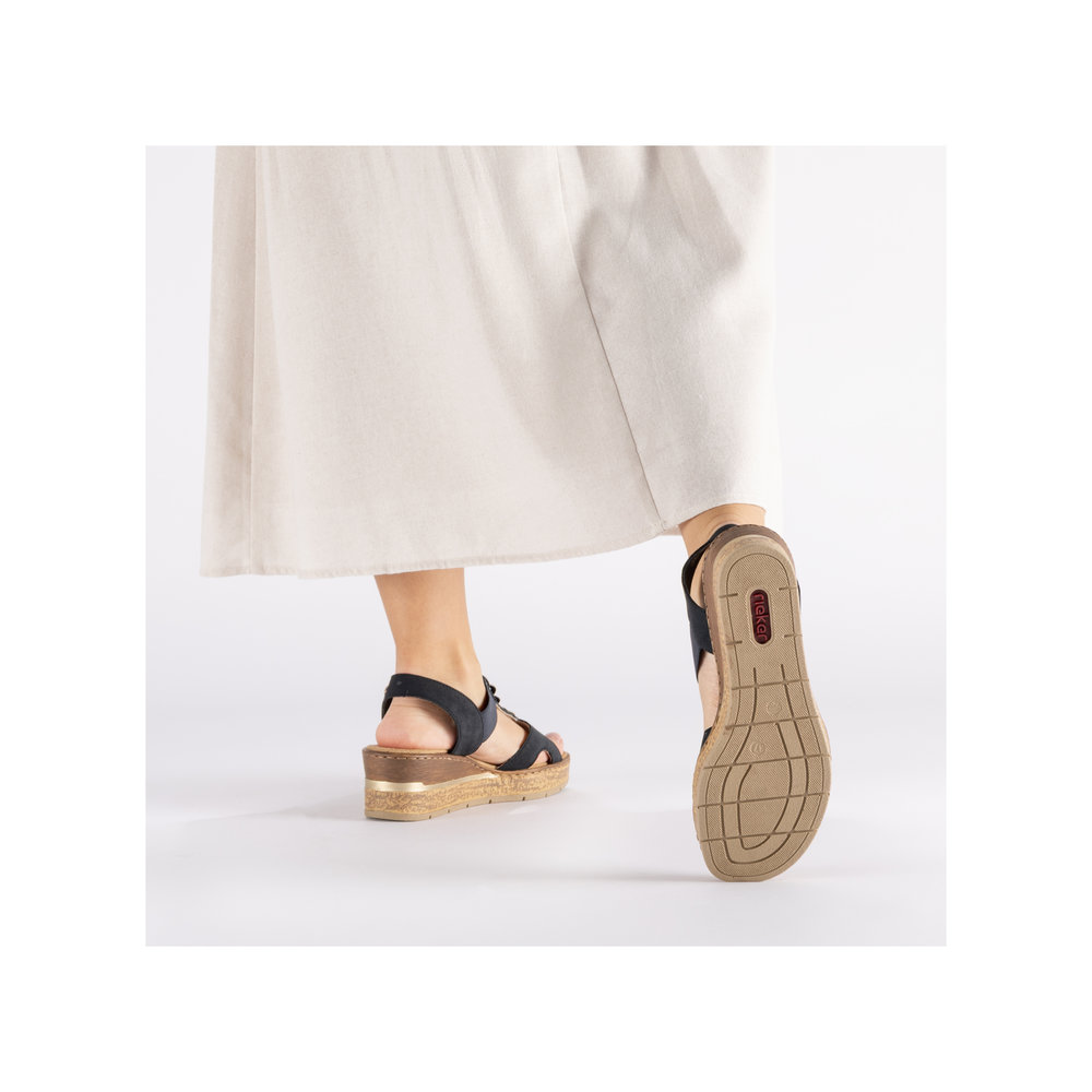 Sandale bleu - Photo 11