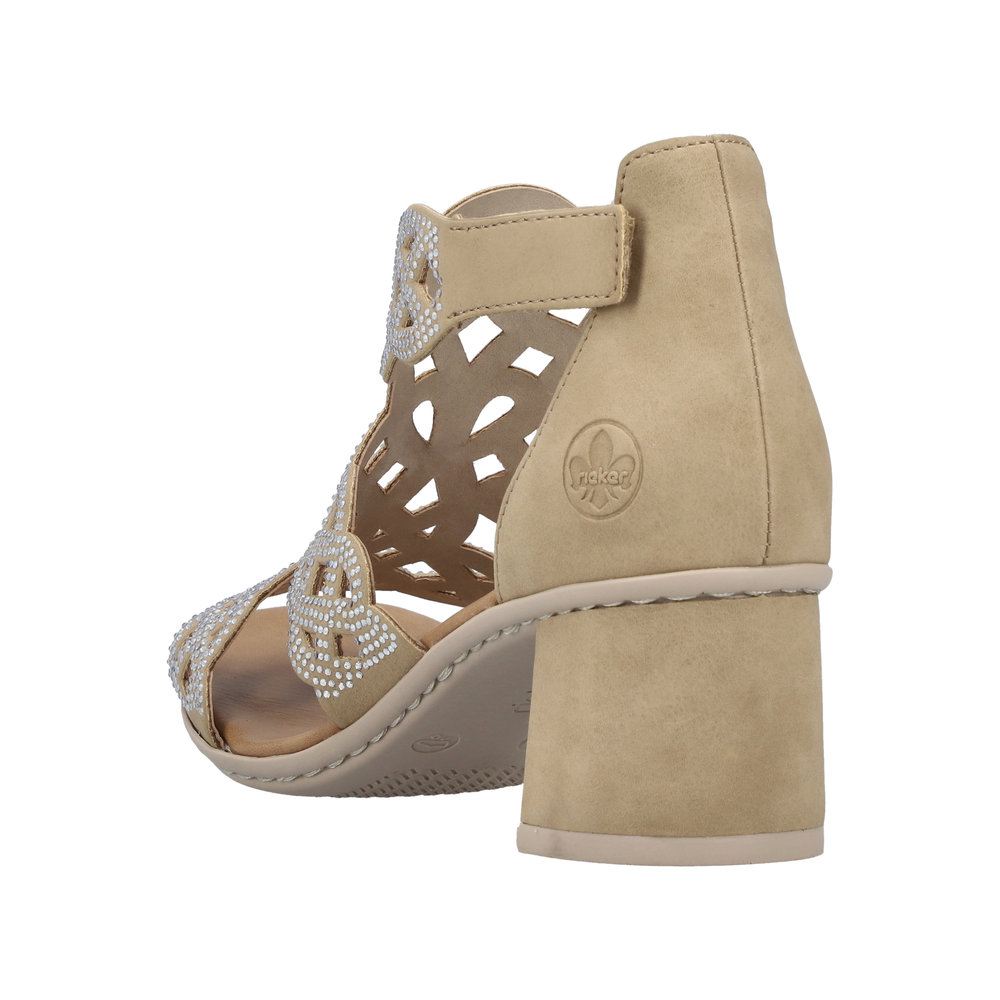 Sandale avec bride cheville beige - Photo 3