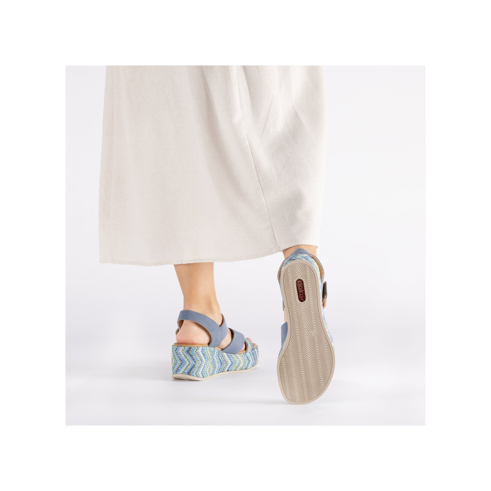 Sandale bleu - Photo 11