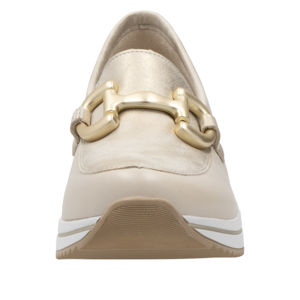 Mocassin beige combiné - Photo 6