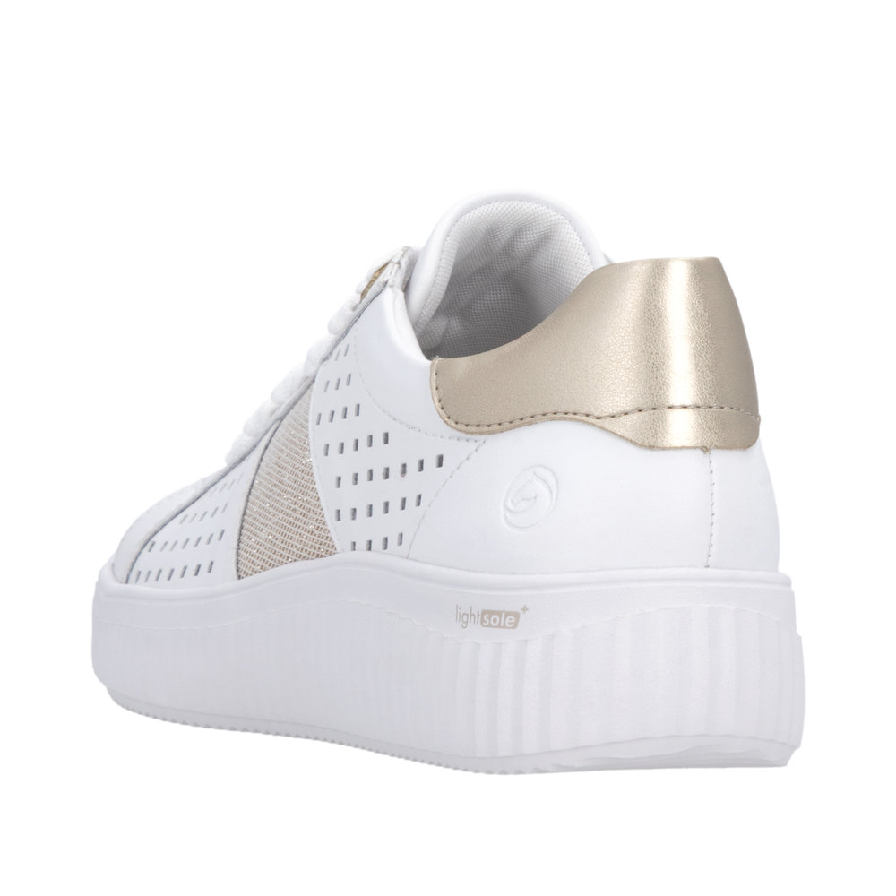 Derby blanc combiné - Photo 3