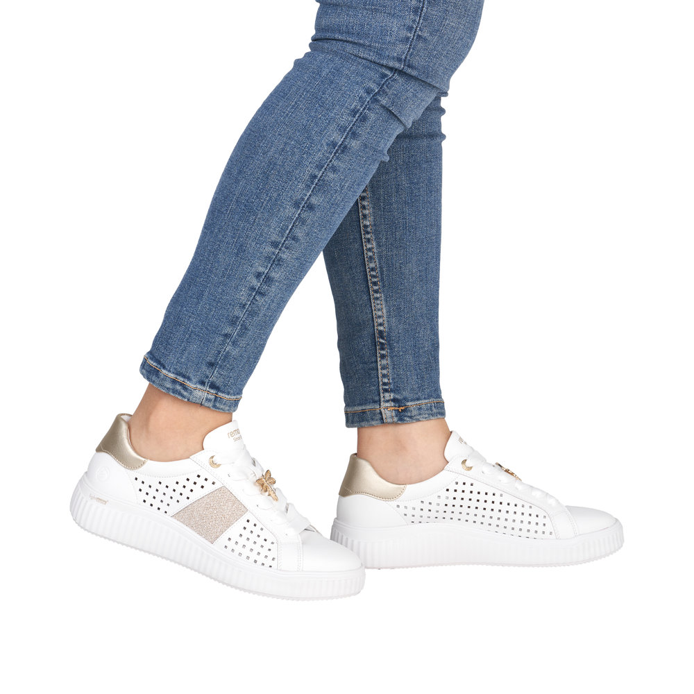 Derby blanc combiné - Photo 9