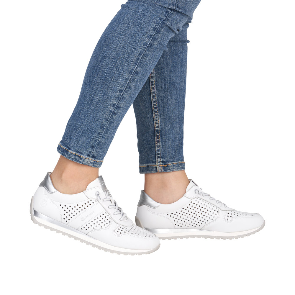 Derby blanc combiné - Photo 10