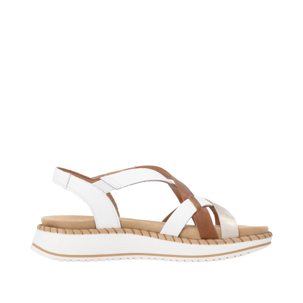 Sandale blanc combiné - Photo 2