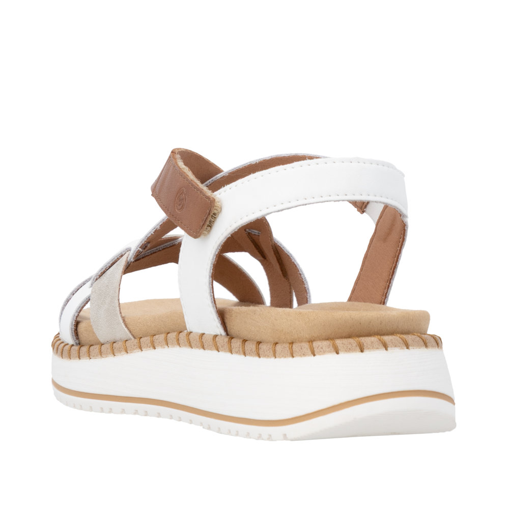 Sandale blanc combiné - Photo 3