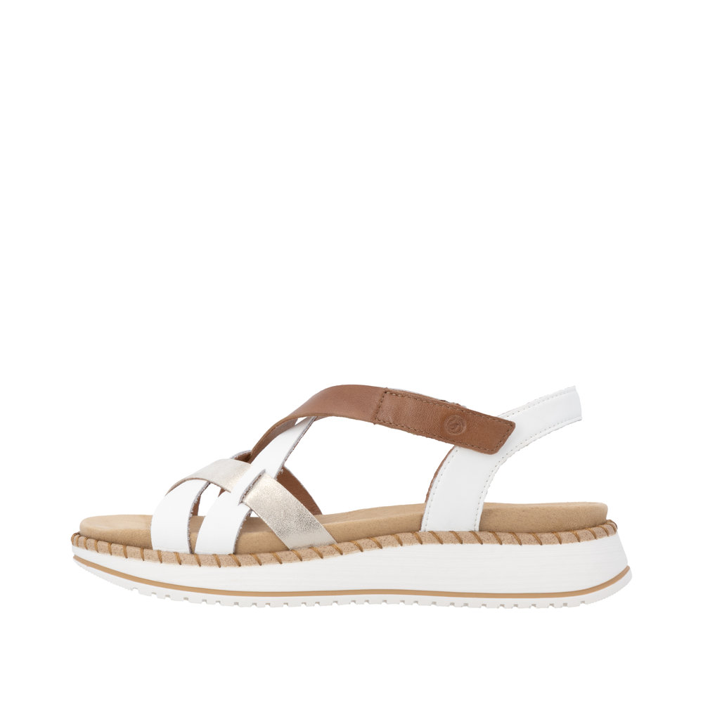 Sandale blanc combiné - Photo 5