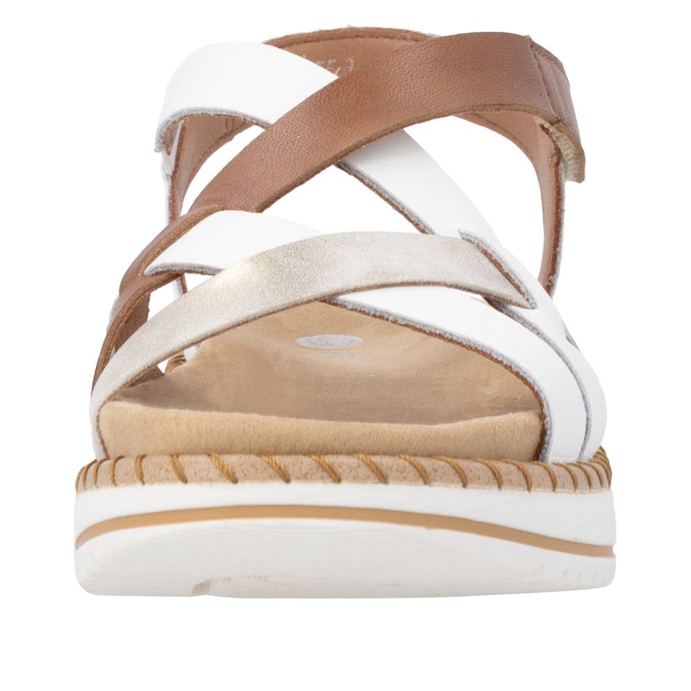 Sandale blanc combiné - Photo 6