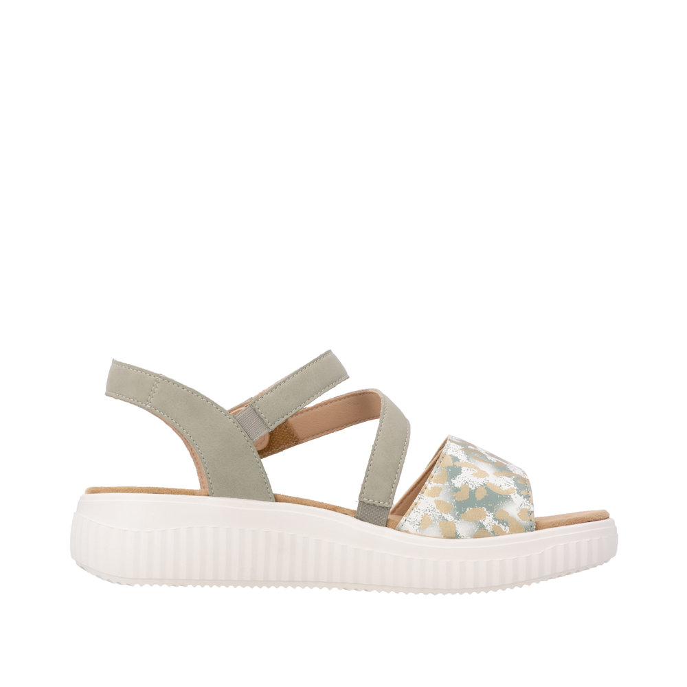 Sandale vert combiné - Photo 2