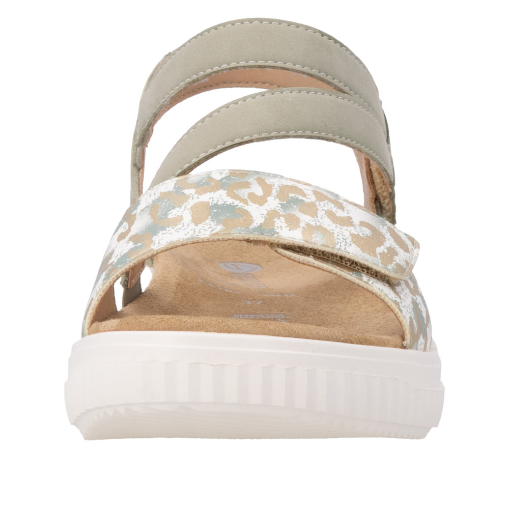 Sandale vert combiné - Photo 6