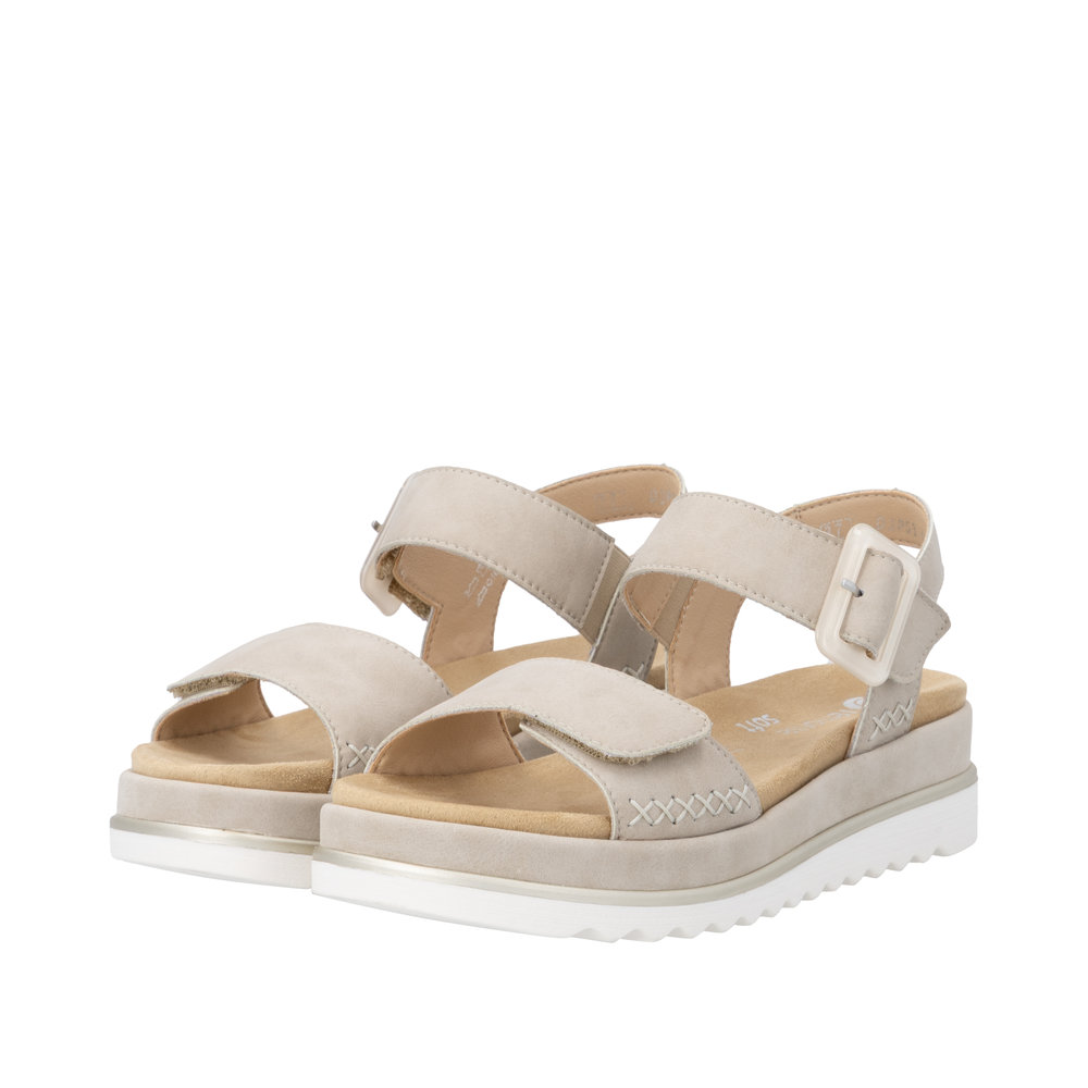 Sandale beige - Photo 8