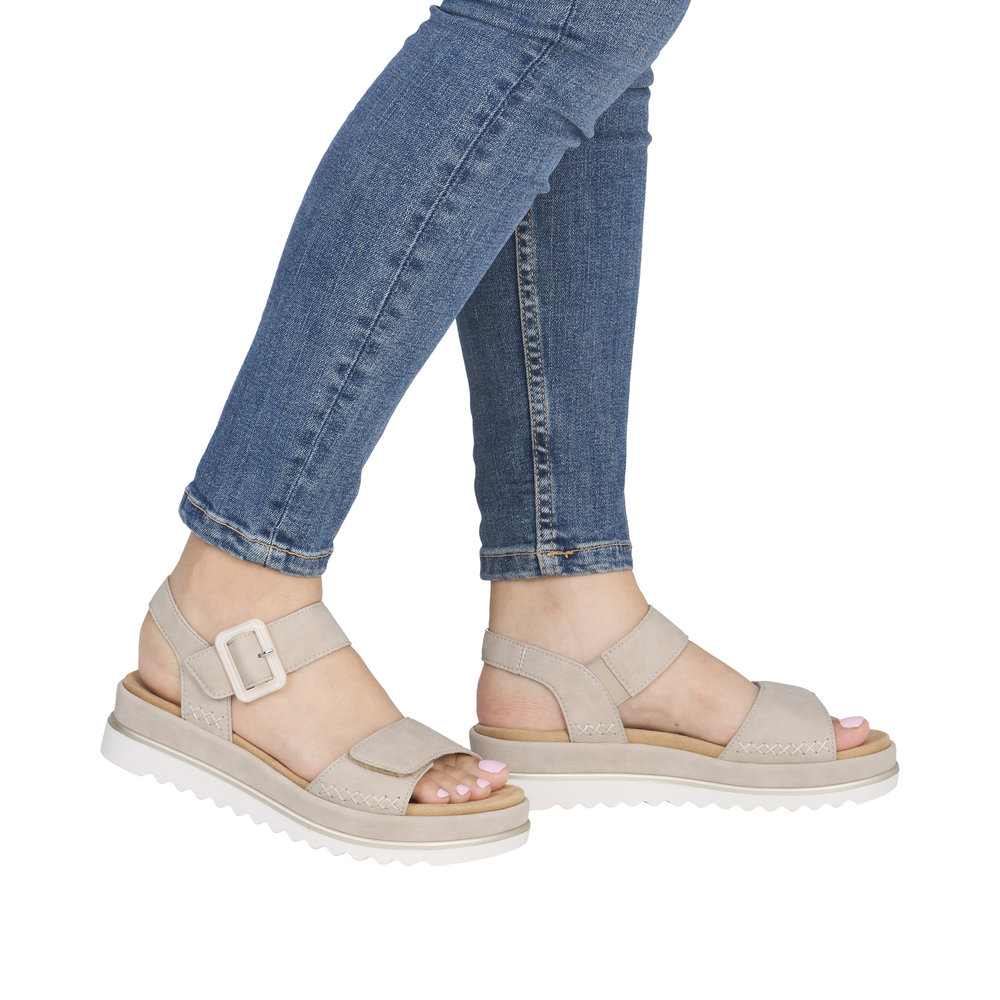 Sandale beige - Photo 9