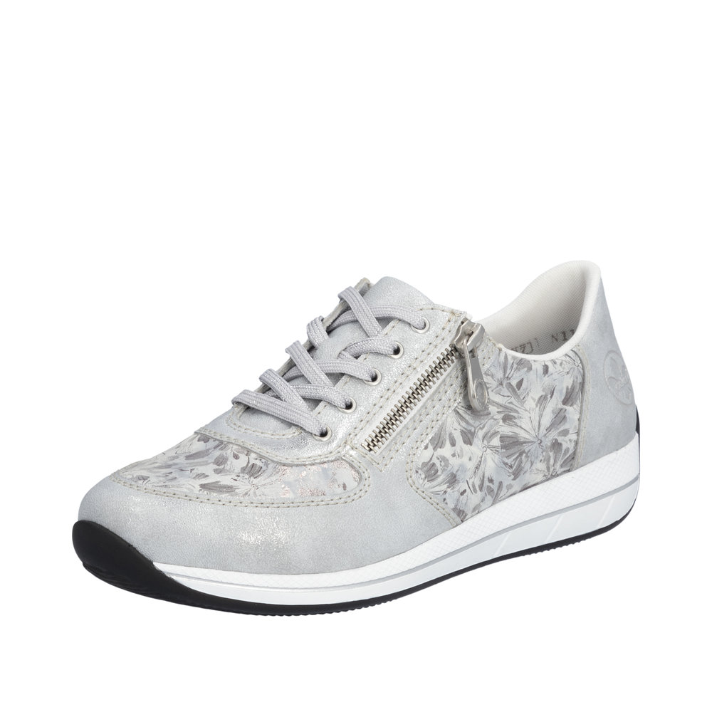 Derby avec fermeture éclair blanc combiné