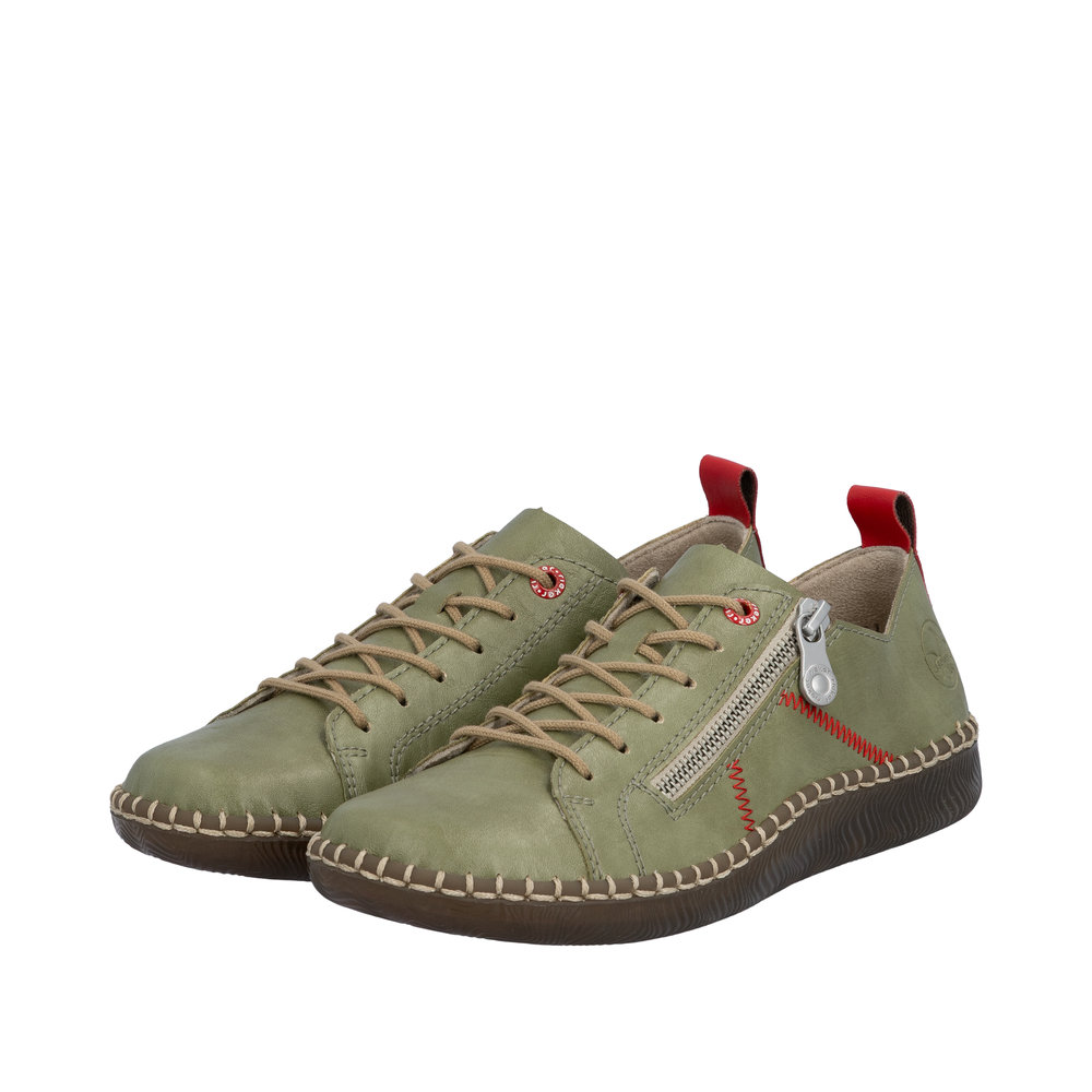 Derby avec fermeture éclair vert - Photo 8