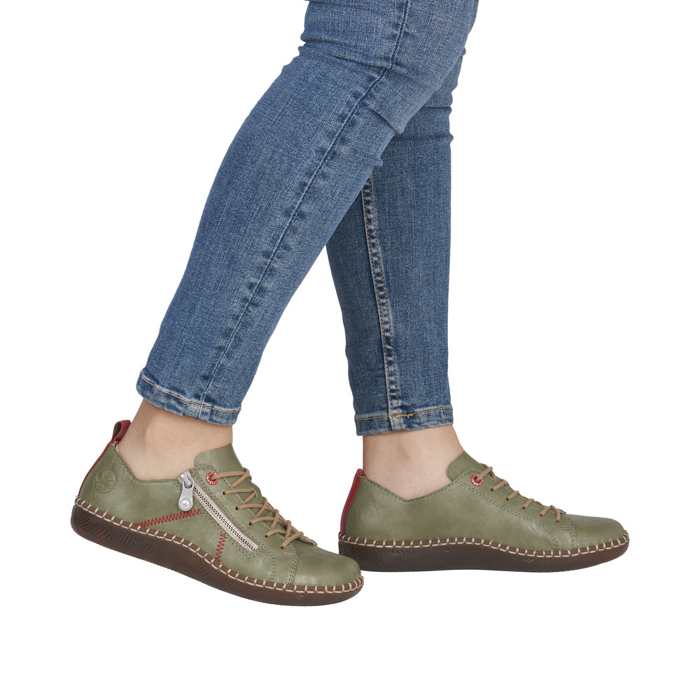 Derby avec fermeture éclair vert - Photo 9