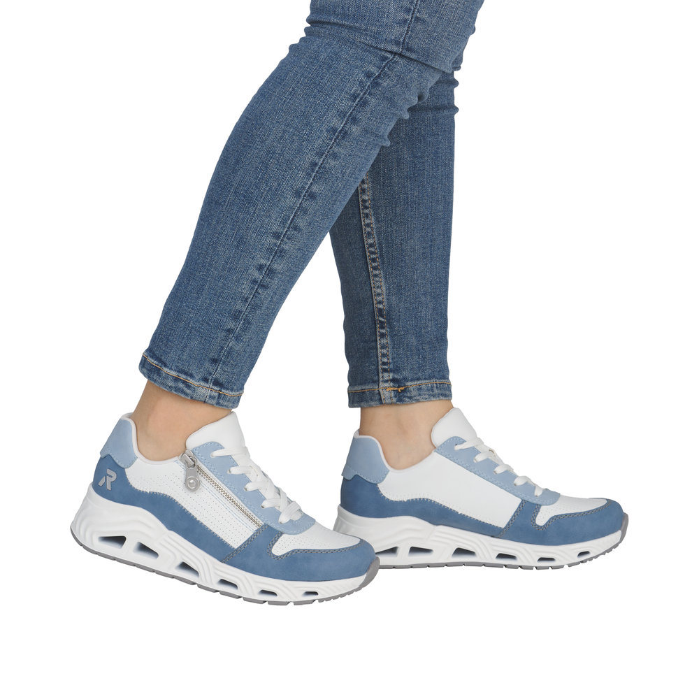 Derby avec fermeture éclair bleu - Photo 9