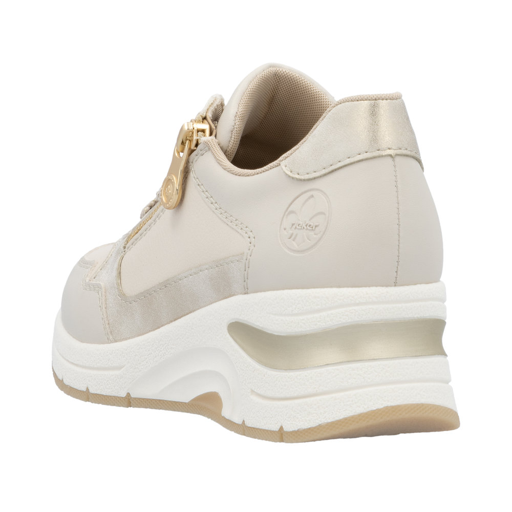 Derby avec fermeture éclair beige - Photo 3