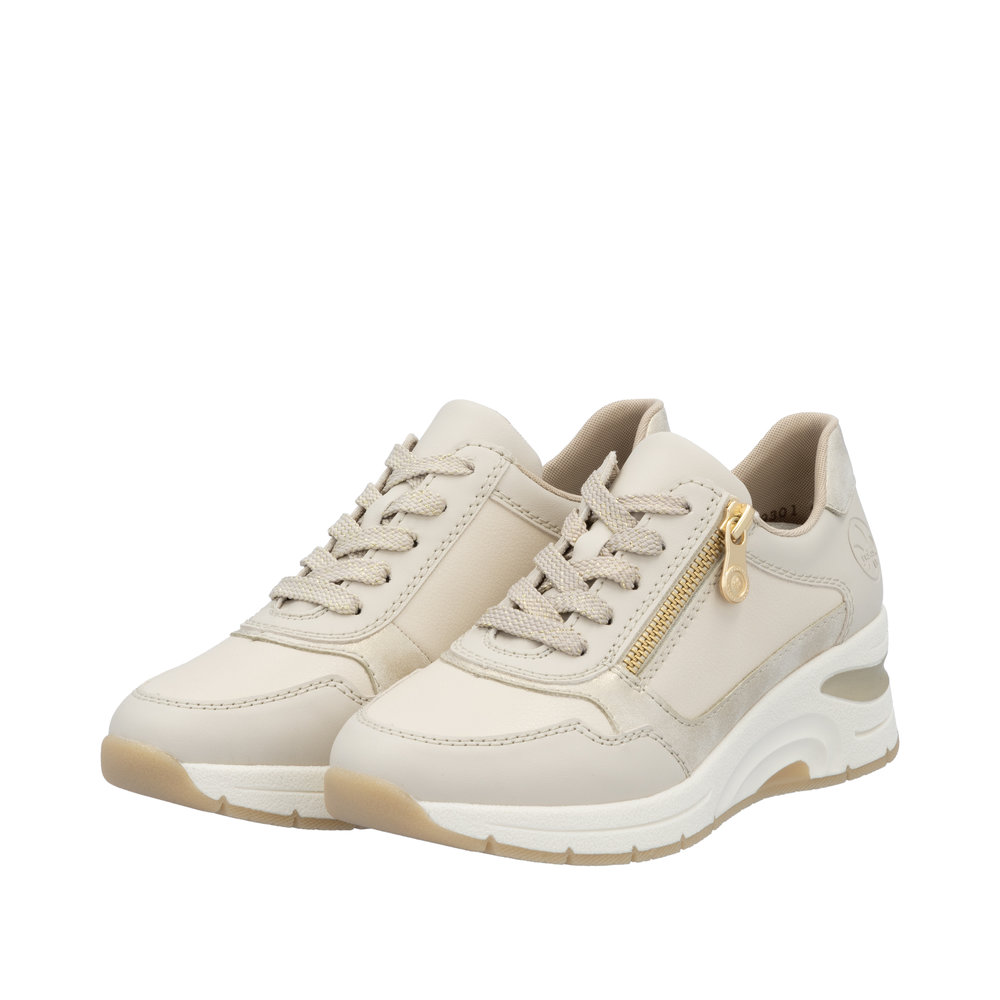 Derby avec fermeture éclair beige - Photo 8