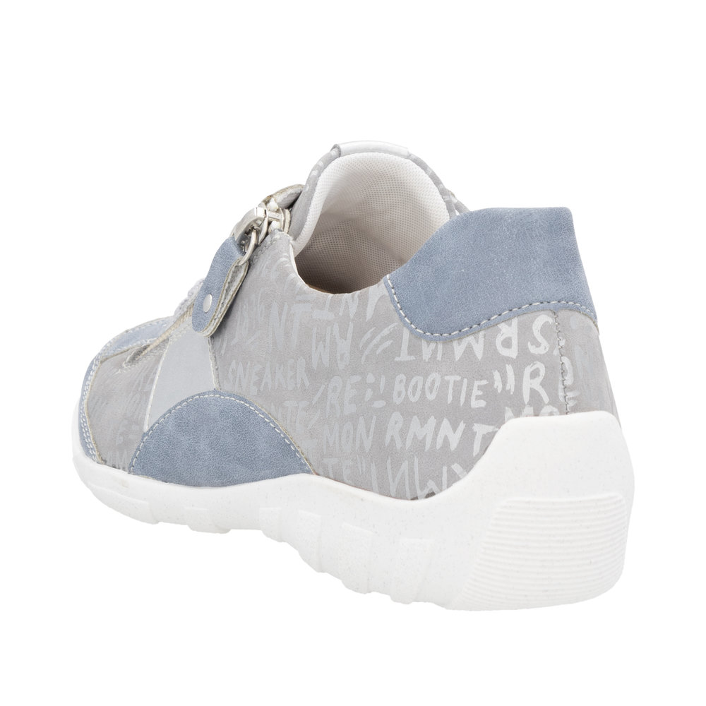 Derby avec fermeture éclair bleu combiné - Photo 3