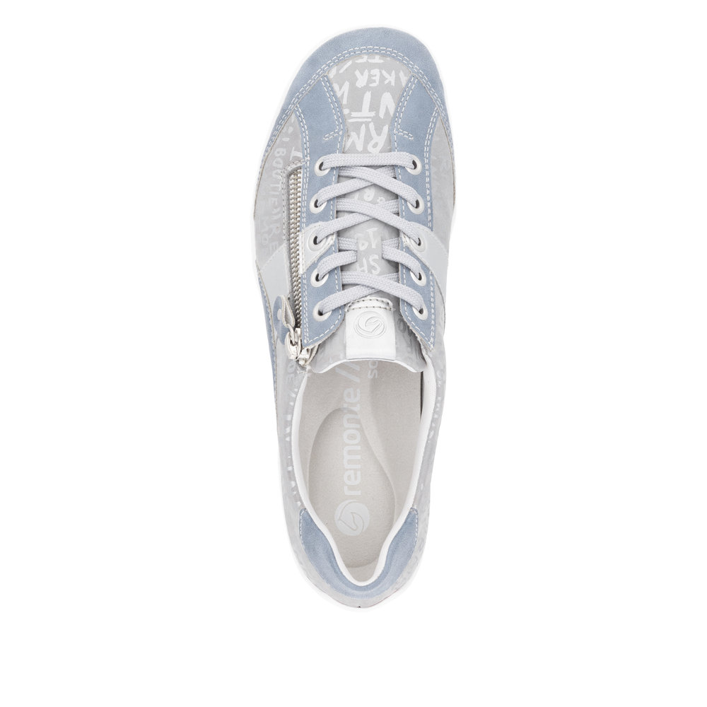 Derby avec fermeture éclair bleu combiné - Photo 4