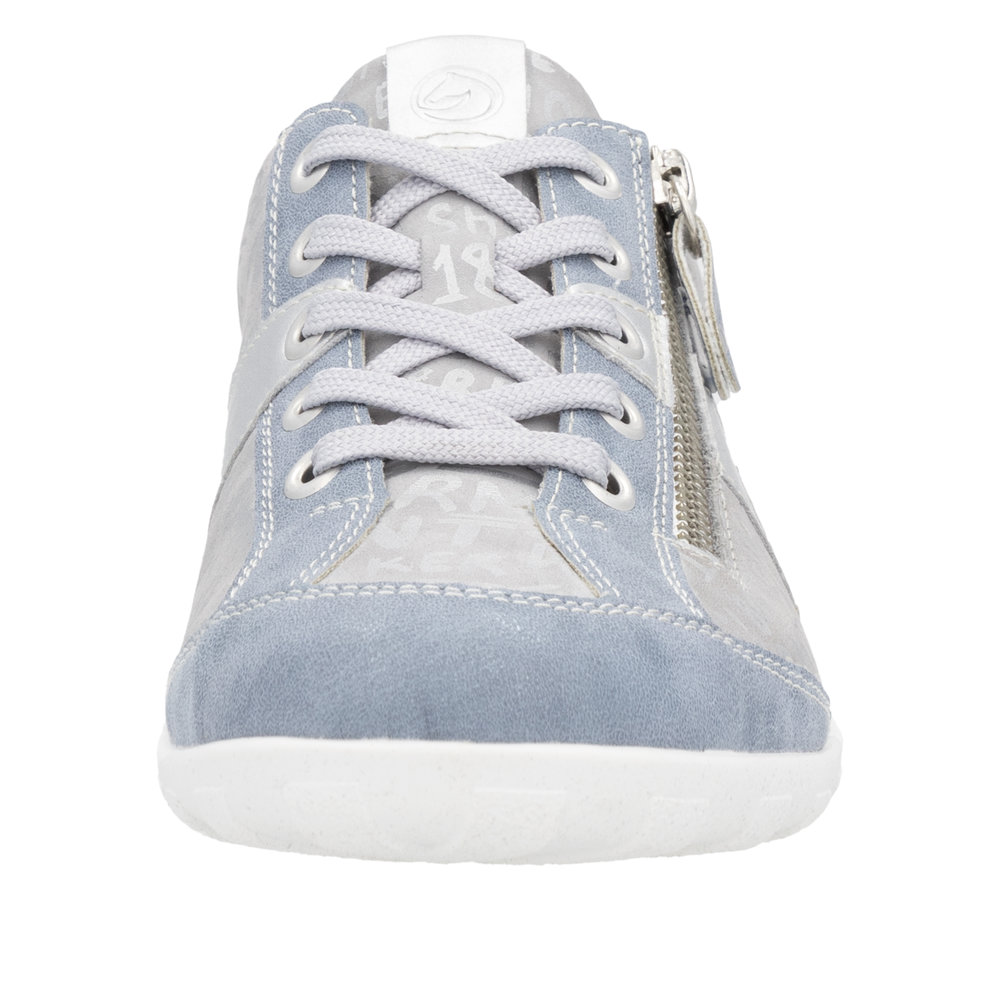 Derby avec fermeture éclair bleu combiné - Photo 6