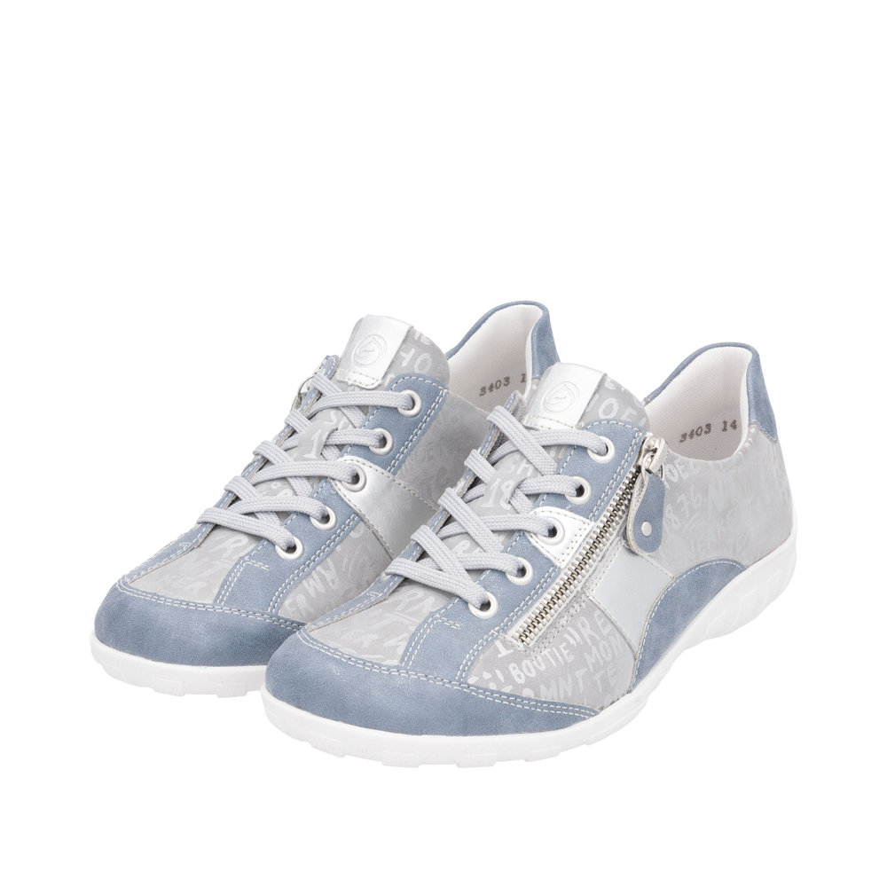 Derby avec fermeture éclair bleu combiné - Photo 8