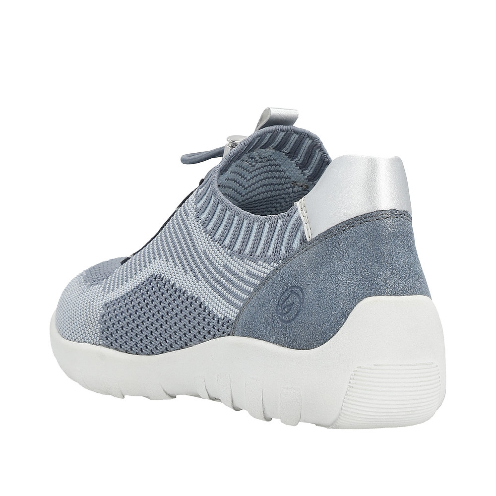 Mocassin bleu combiné - Photo 3