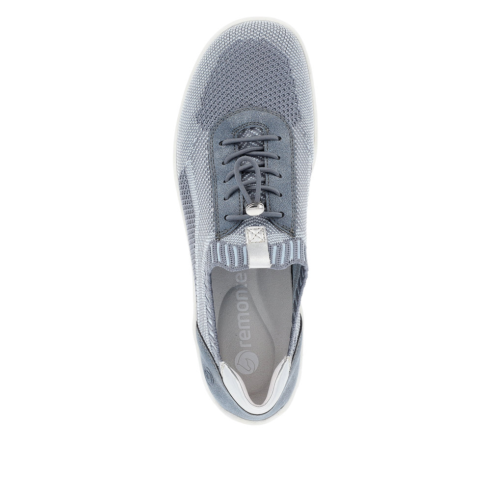 Mocassin bleu combiné - Photo 4