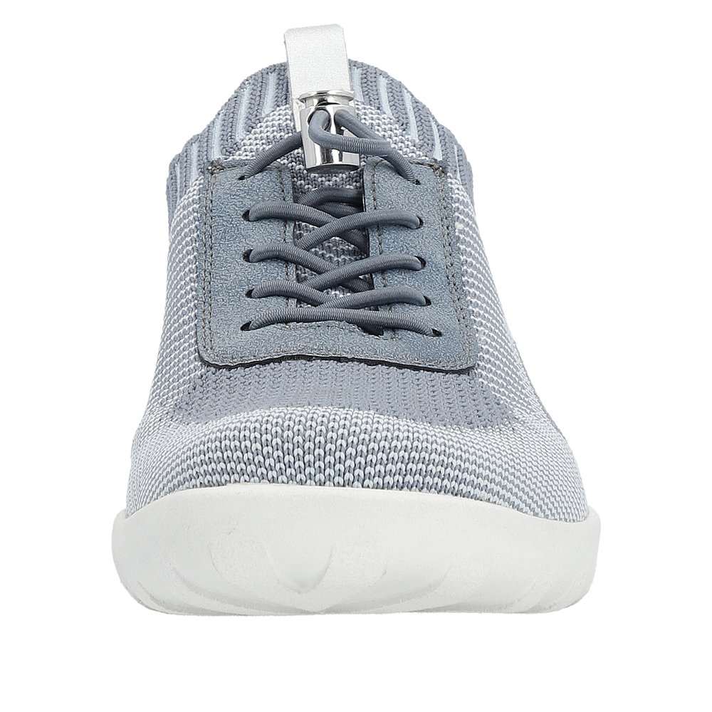 Mocassin bleu combiné - Photo 6