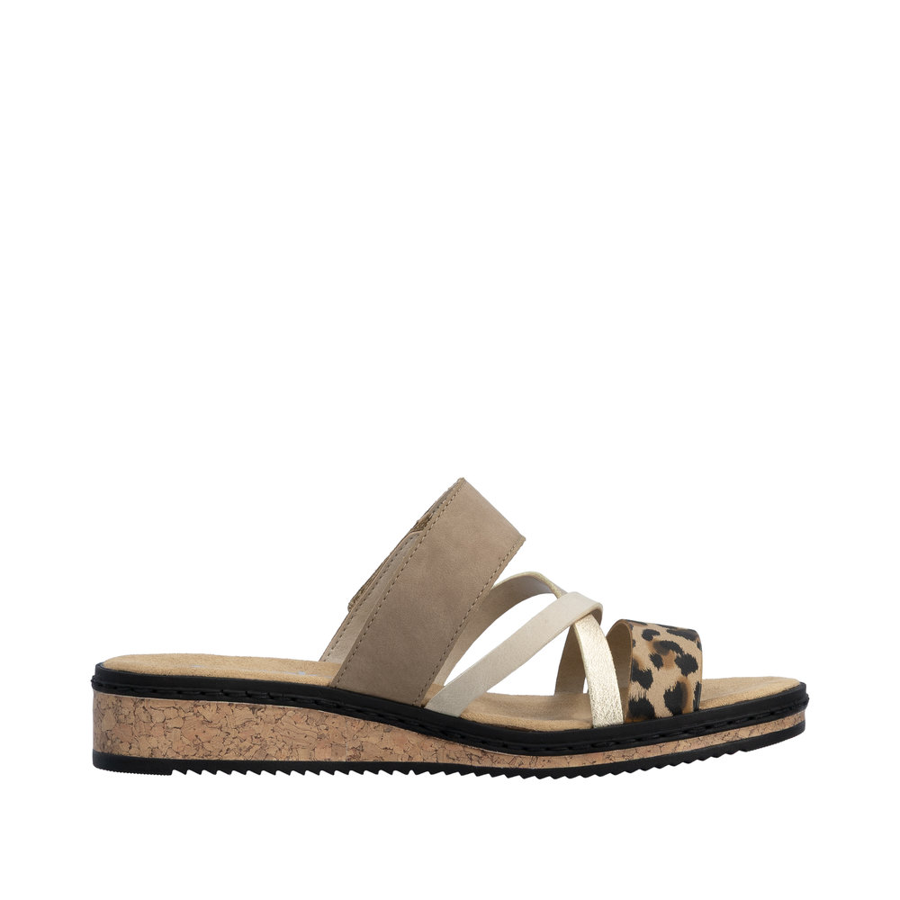 Mule beige combiné - 2