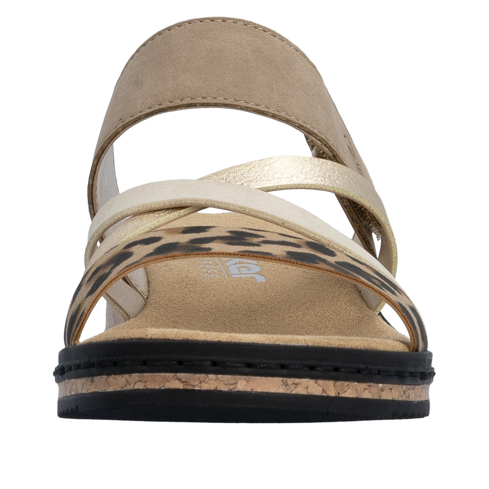 Mule beige combiné - 6