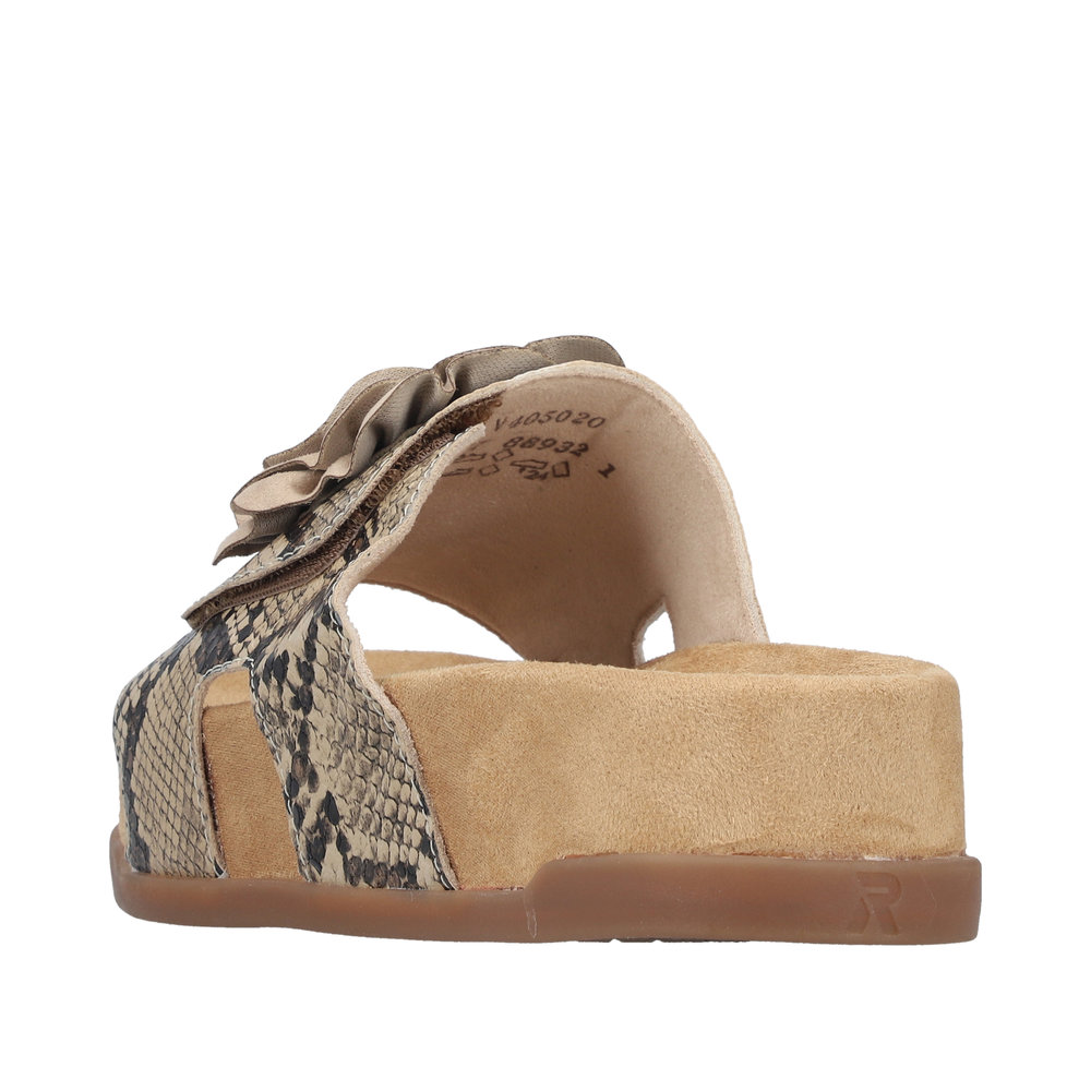 Mule beige combiné - Photo 3