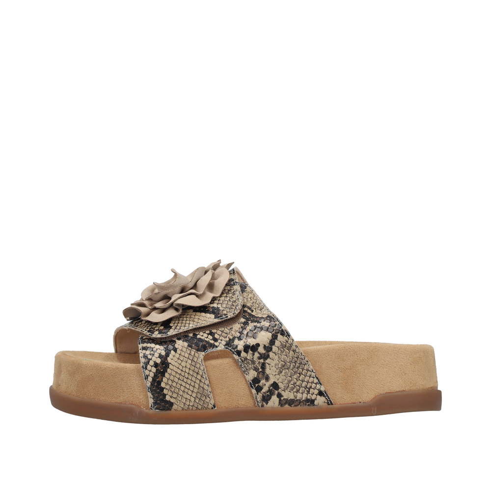 Mule beige combiné - Photo 5